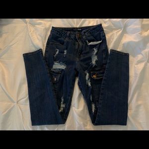 She Snapped Cargo Jeans